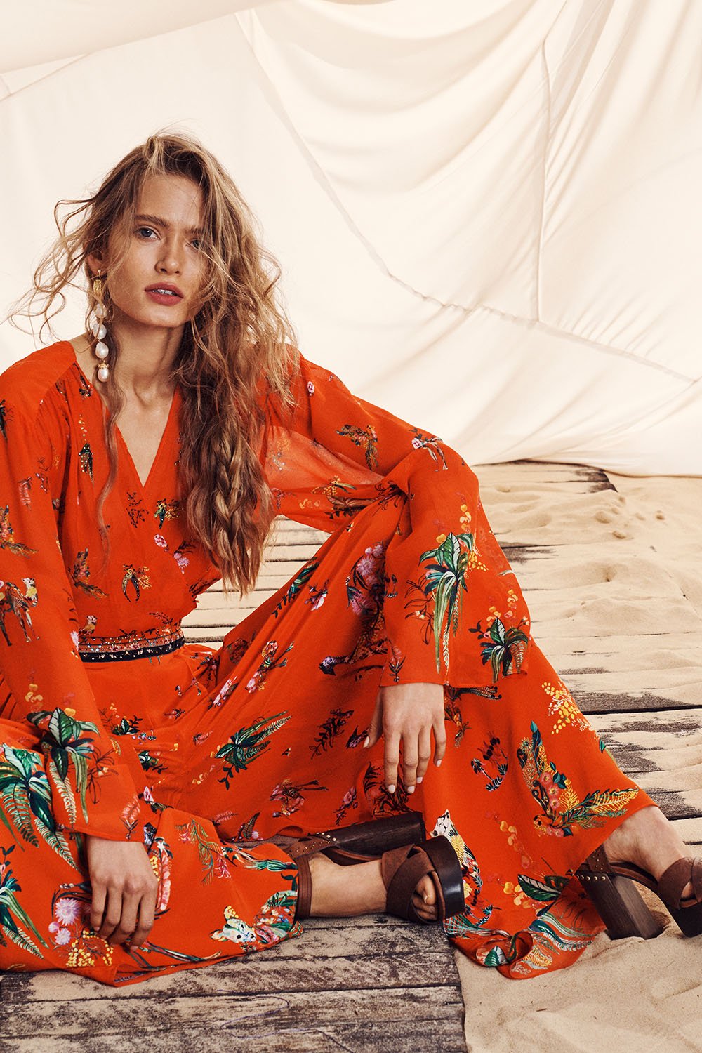 WRAP BLOUSE WITH YOKE CINEMA PARADISO