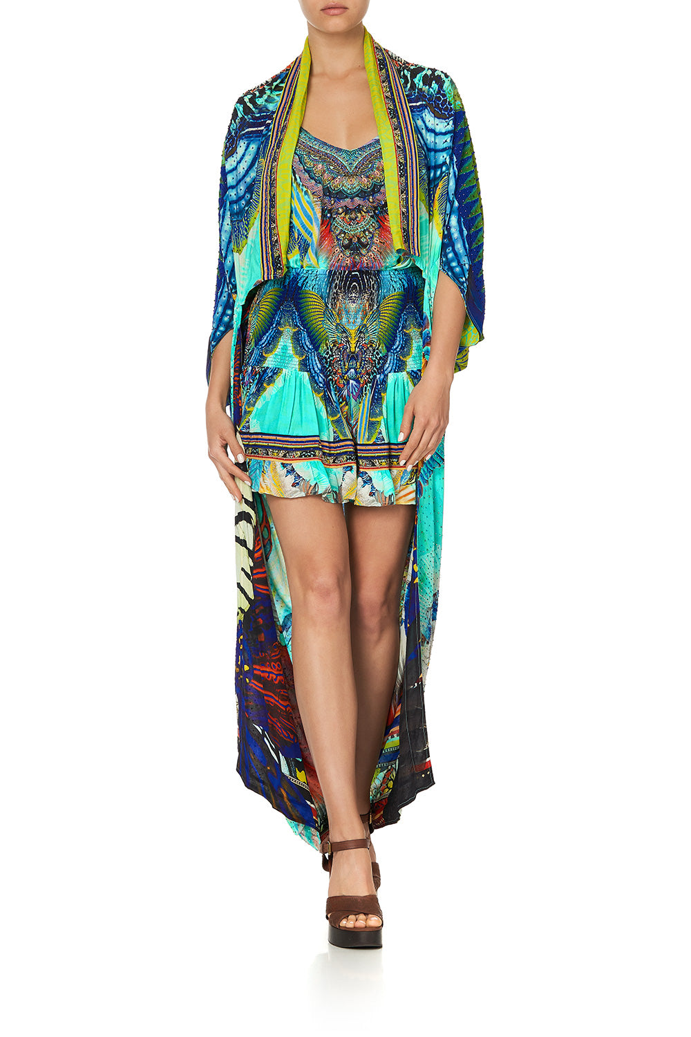 REVERSIBLE EMBELLISHED COAT REEF WARRIOR