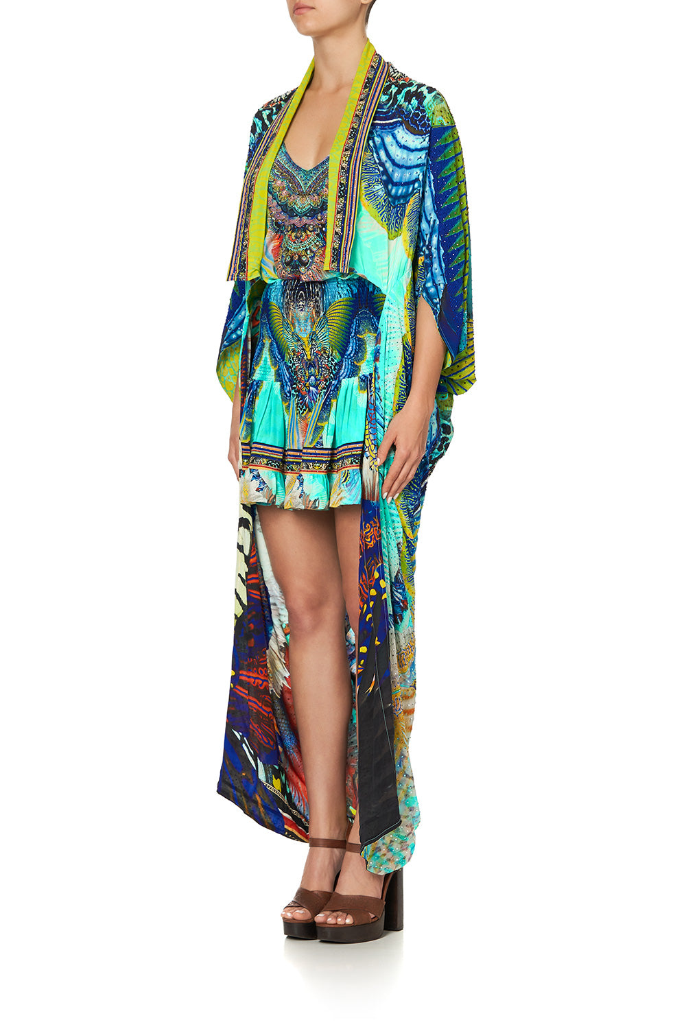 REVERSIBLE EMBELLISHED COAT REEF WARRIOR