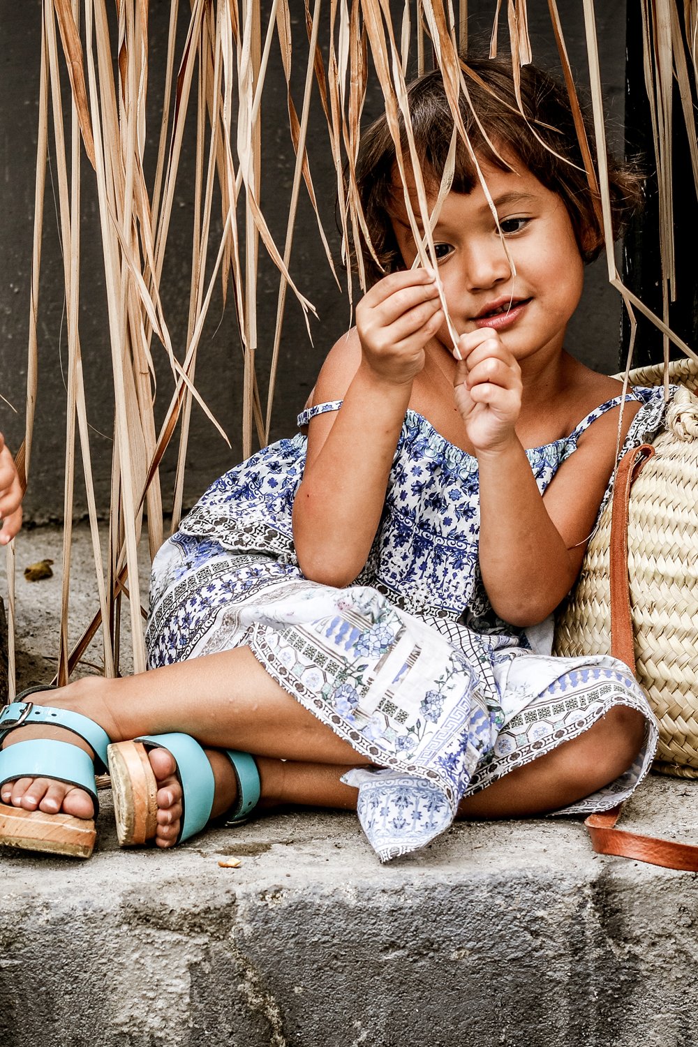 SALVADOR SUMMER KIDS RUFFLE DRESS