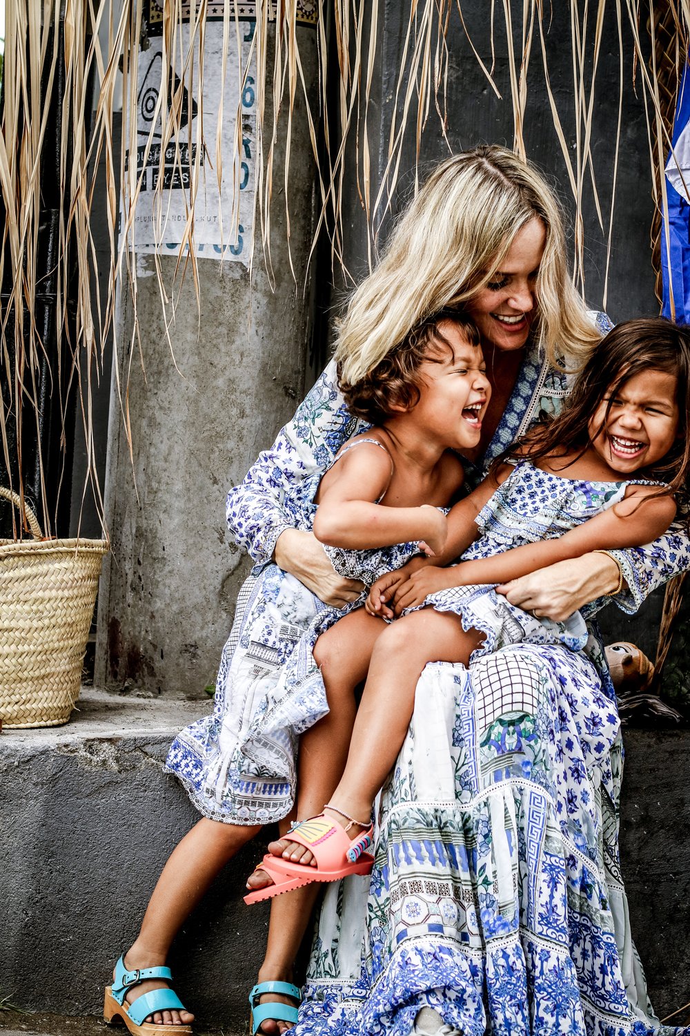 SALVADOR SUMMER KIDS RUFFLE DRESS