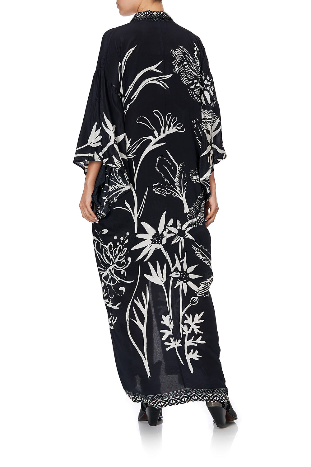 KIMONO COAT BOTANICAL BANDITS