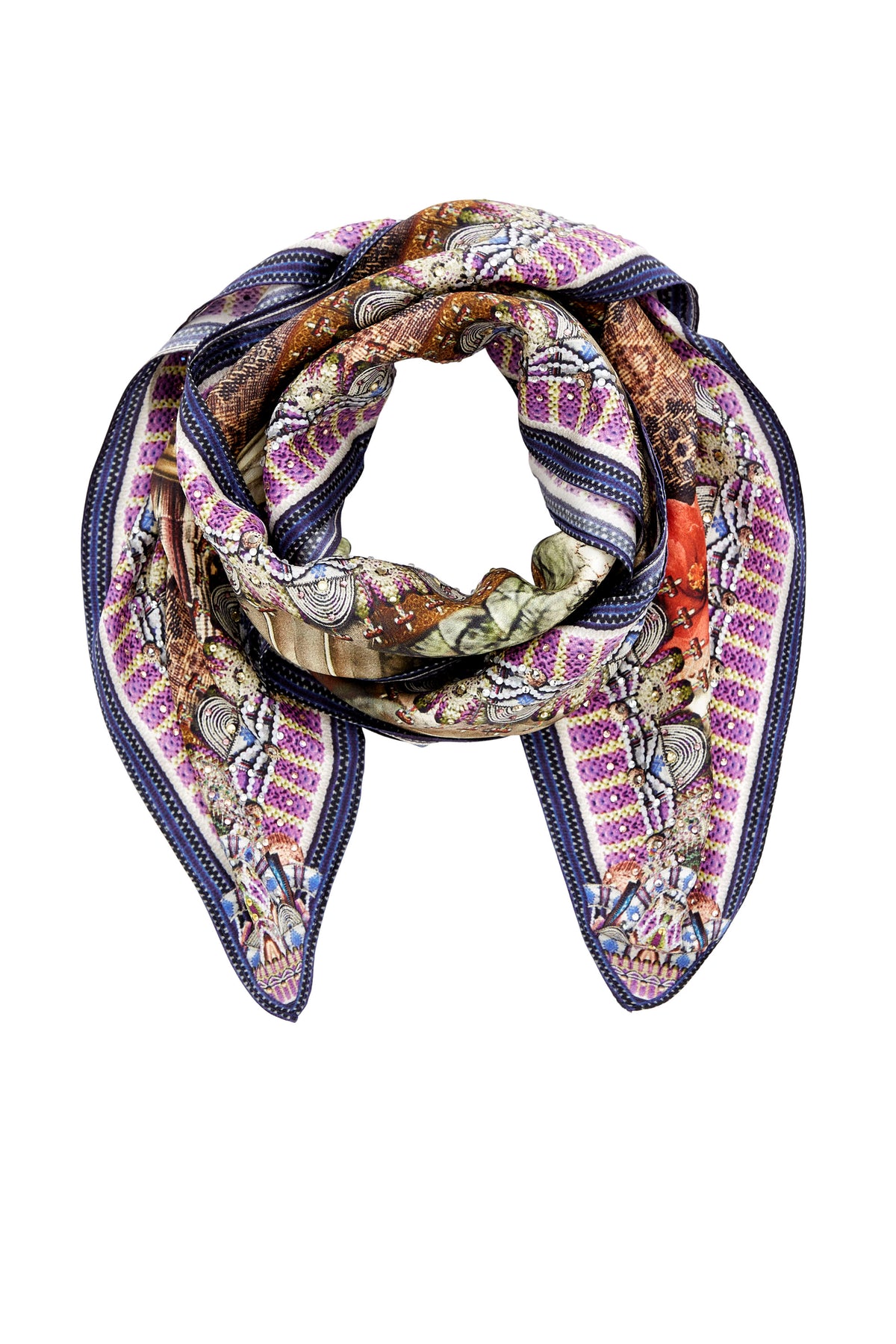 LIGHT MY FIRE LARGE SQUARE SCARF