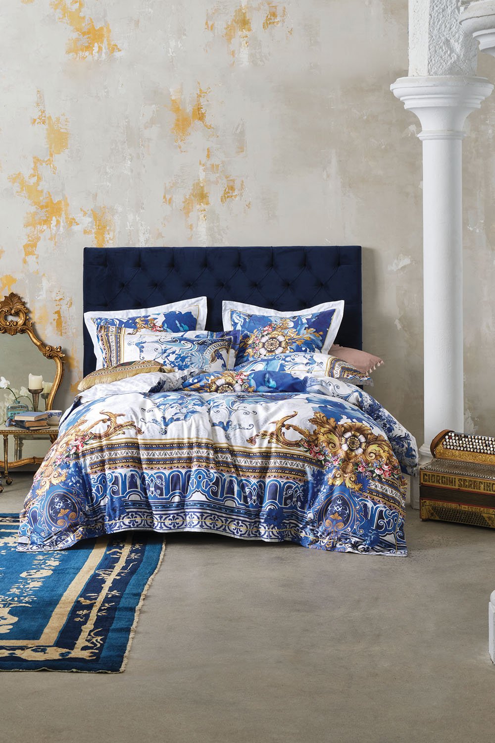 SUPER KING BED QUILT COVER SET SAINT GERMAINE