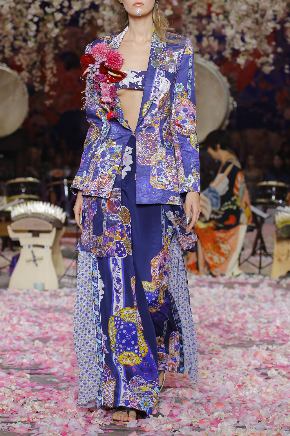 CAMILLA STAR GAZER BLAZER WCHIFFON CONTRAST