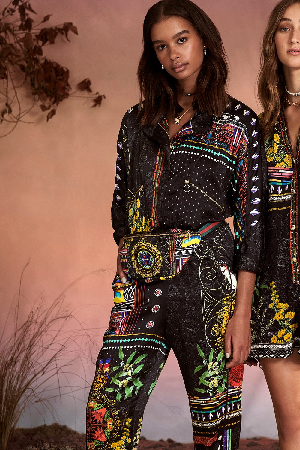 ZIP FRONT PANEL JUMPSUIT BLACKHEATH BETTY