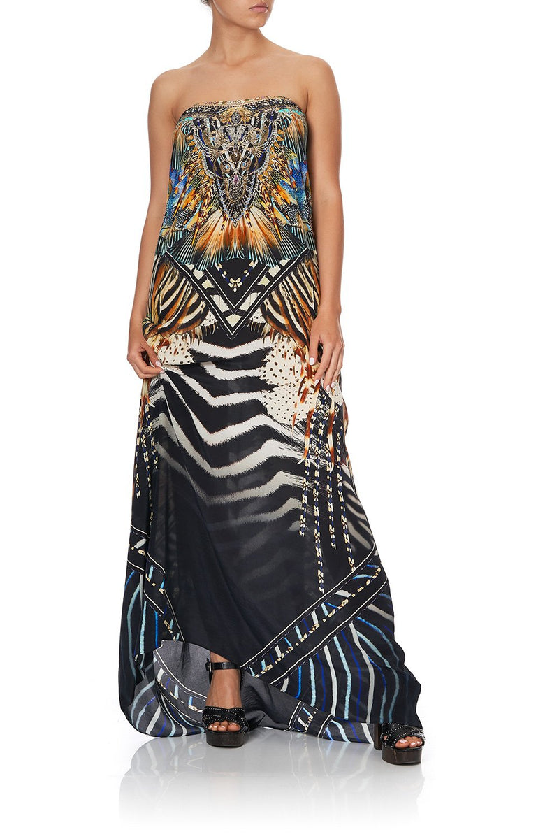 SHORT LACE UP KAFTAN LOST PARADISE