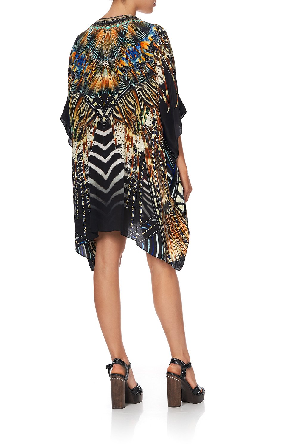 SHORT LACE UP KAFTAN LOST PARADISE