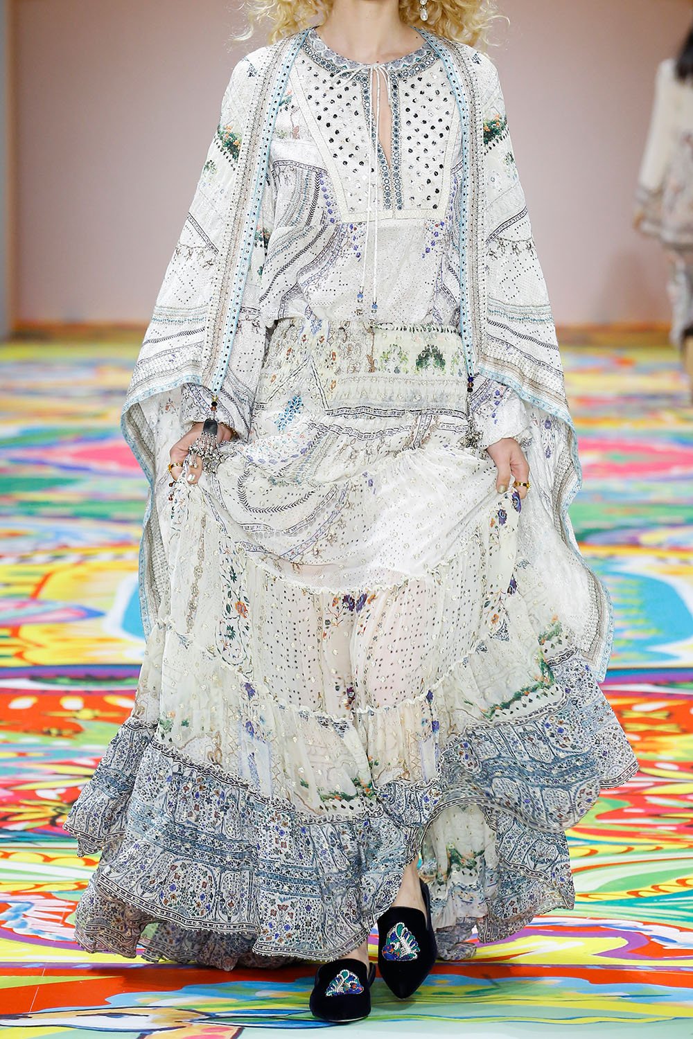 BREAKFAST WITH SILVIA LONG DRAPED ROBE