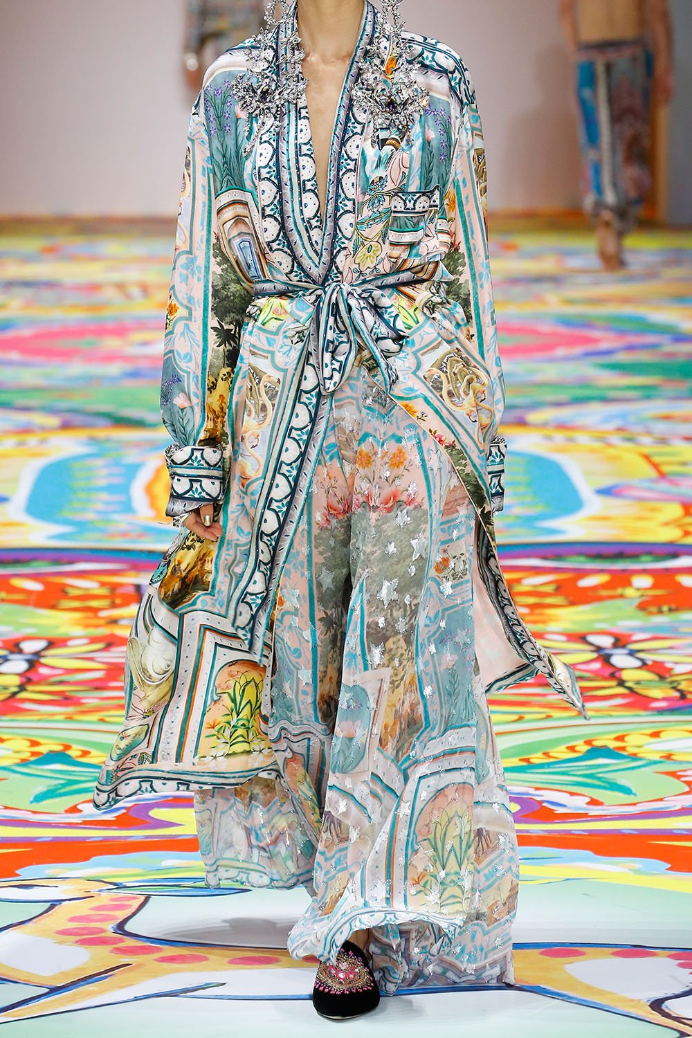 MATRIARCH MUSINGS LONG ROBE W TIE