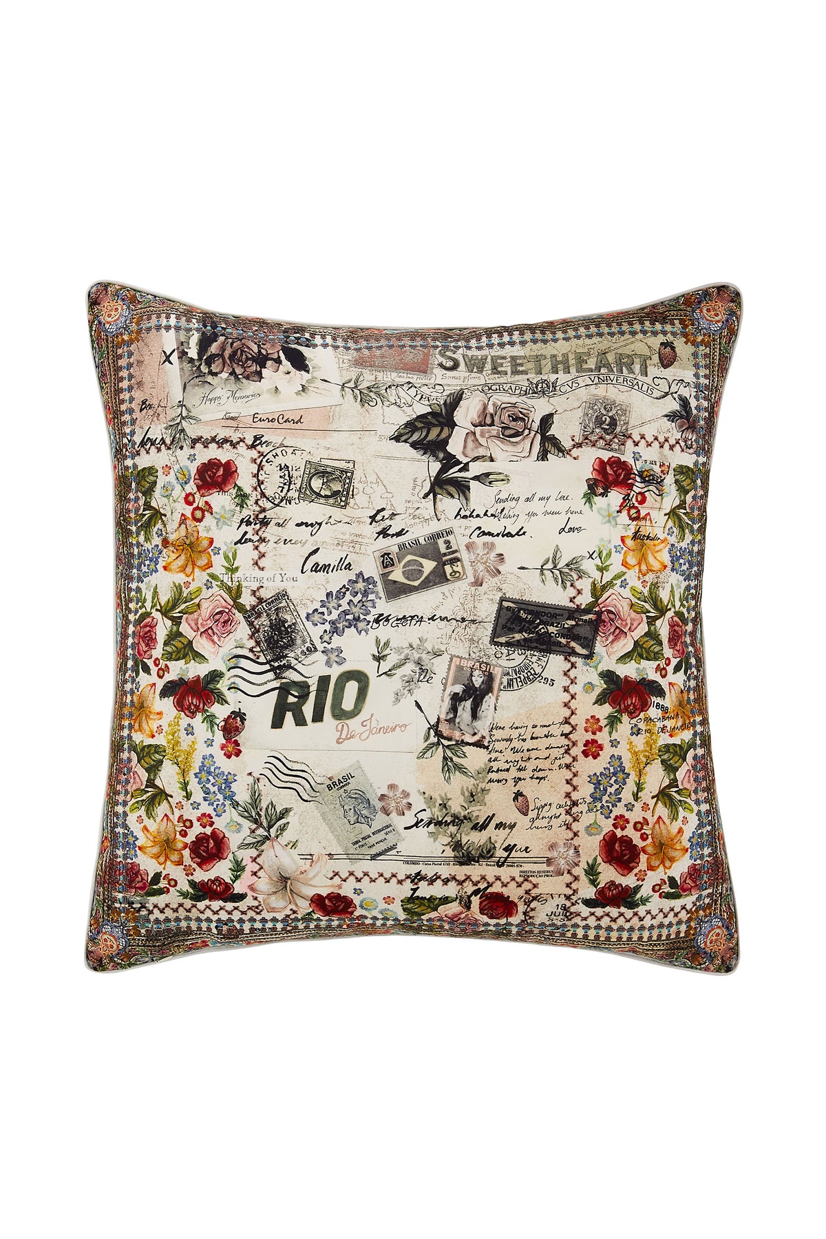 MEMORY LANE LARGE SQUARE CUSHION