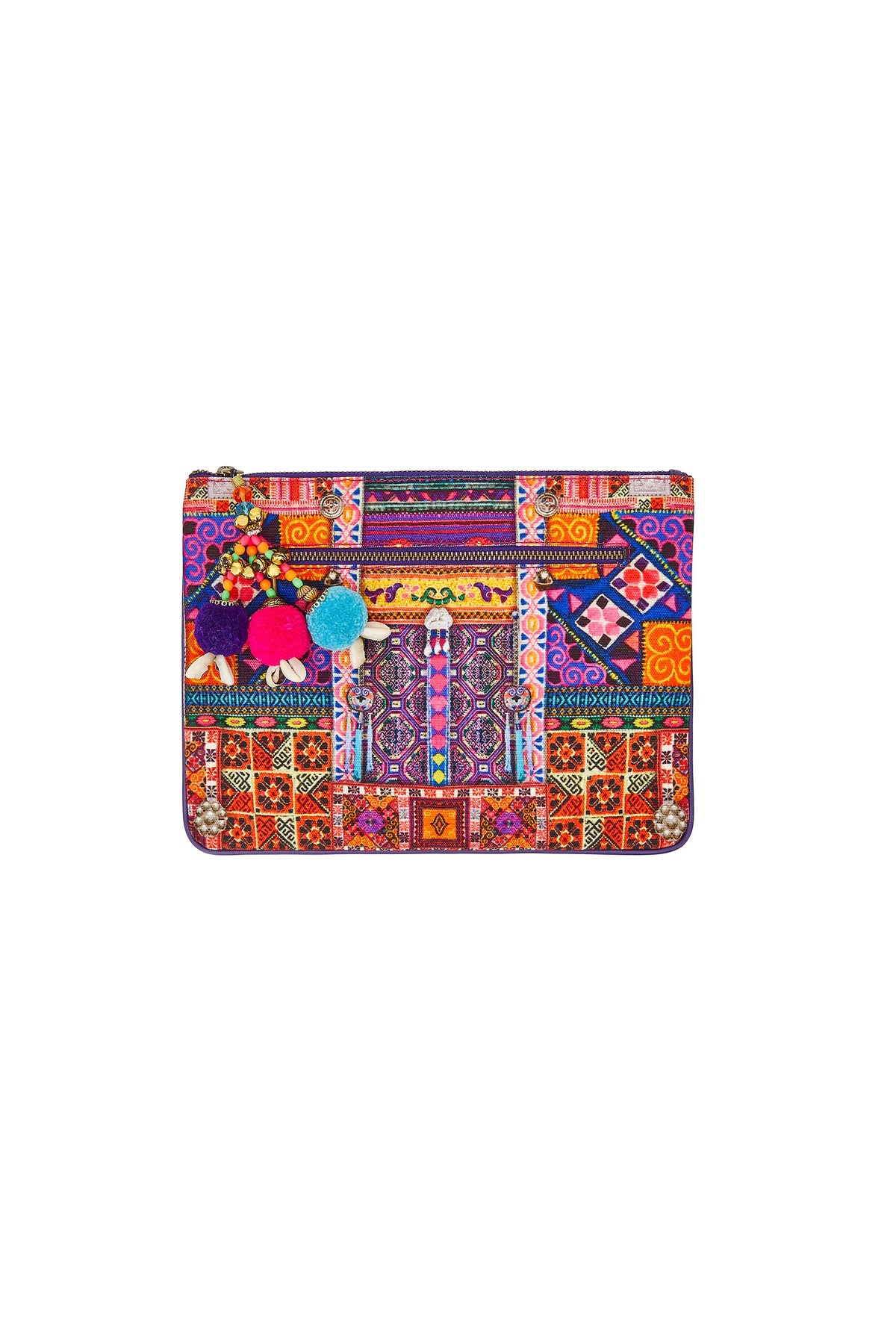 PATCH ME UP SMALL CANVAS CLUTCH