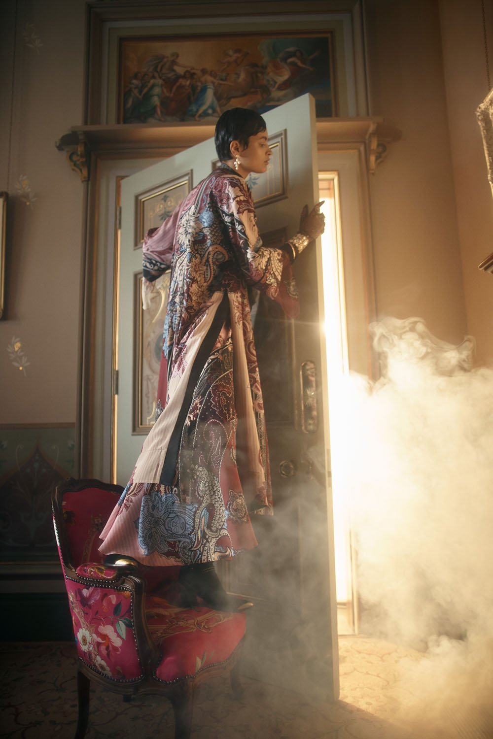 LAYER WITH WRAP SIDES TALE OF THE FIRE BIRD