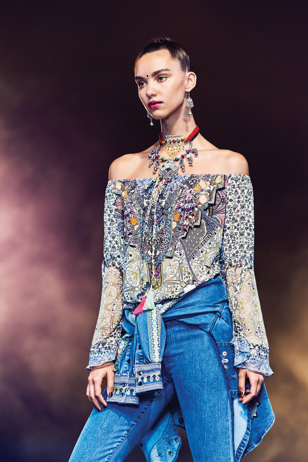 TALES OF TATIANA LOUNGE TROUSER W TIE WAIST