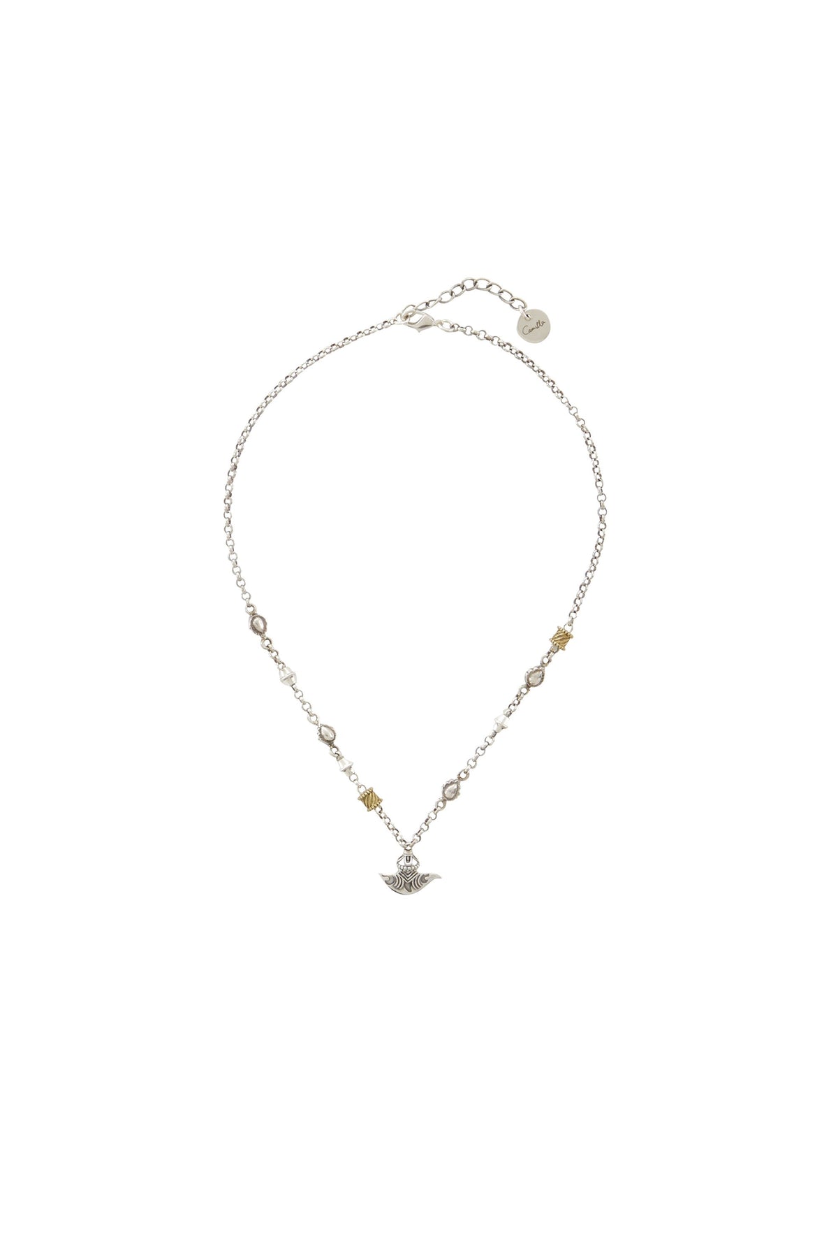 RING OF ROSES SHORT BEADED NECKLACE