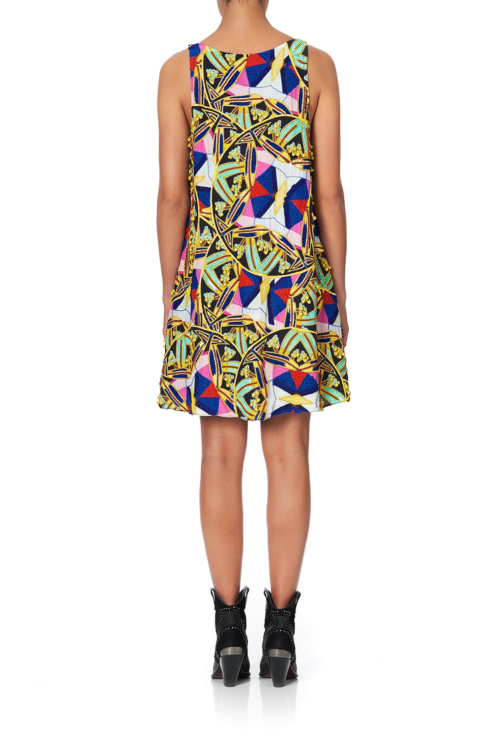 ROUND NECK A-LINE DRESS ARNOTTS