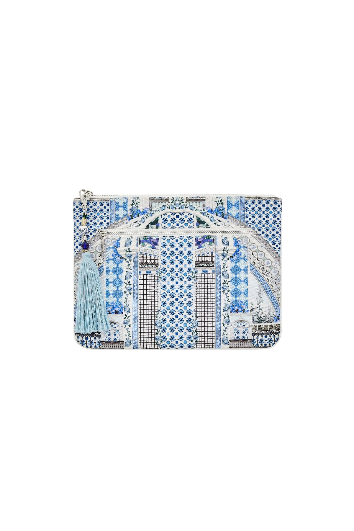 SALVADOR SUMMER SMALL CANVAS CLUTCH
