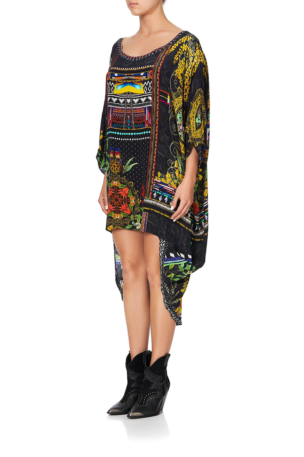 SCOOP BACK HEM DRESS BLACKHEATH BETTY