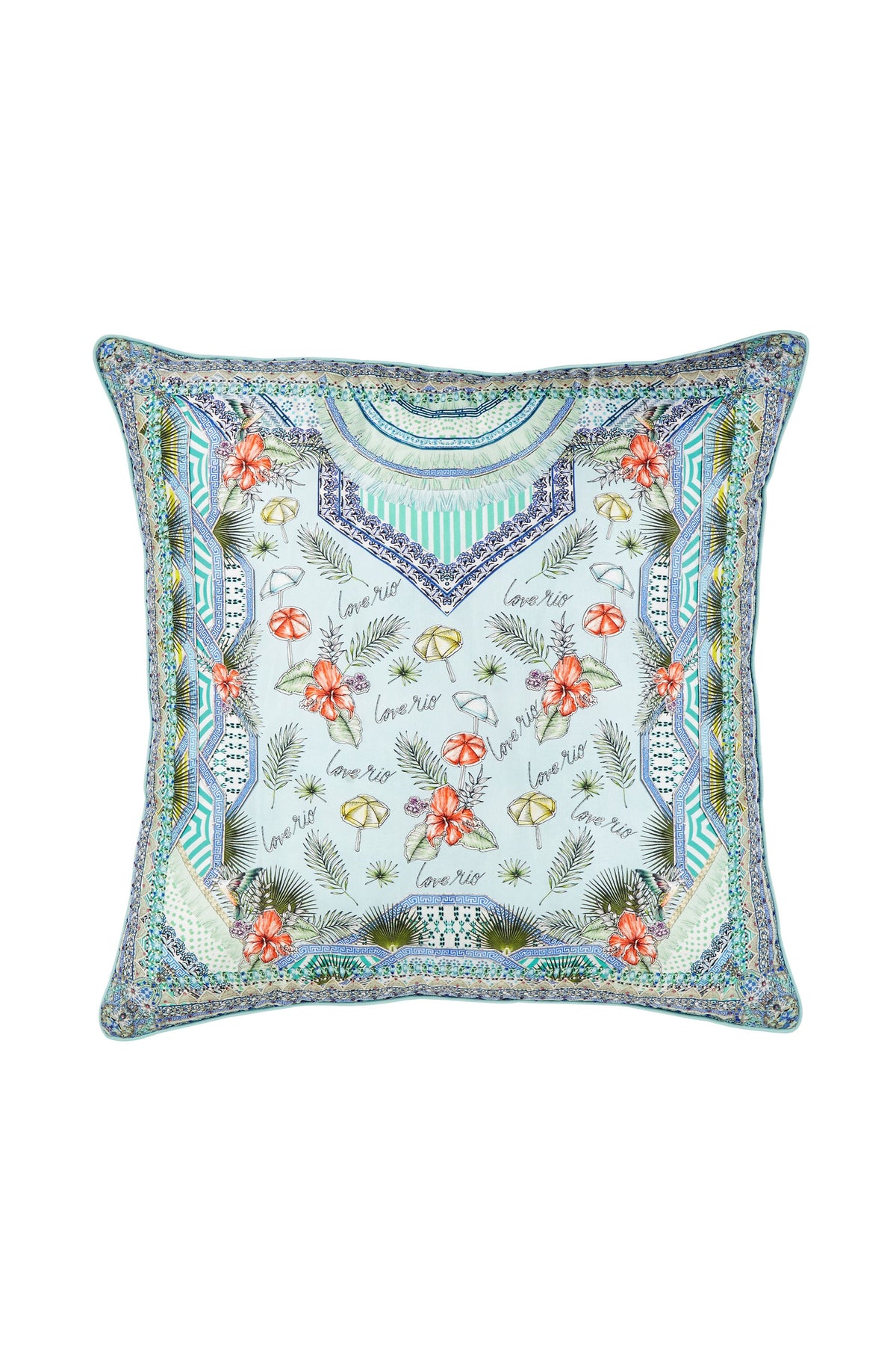 SHADES OF RIO LARGE SQUARE CUSHION