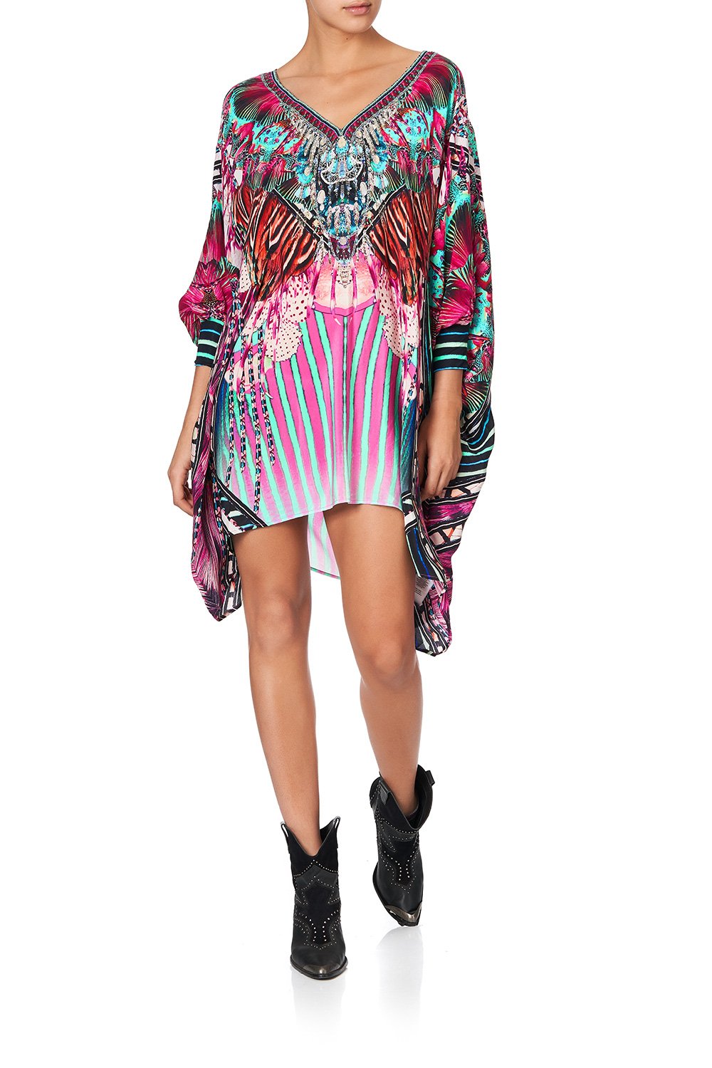 SHORT KAFTAN WITH CUFF RAINBOW EYES