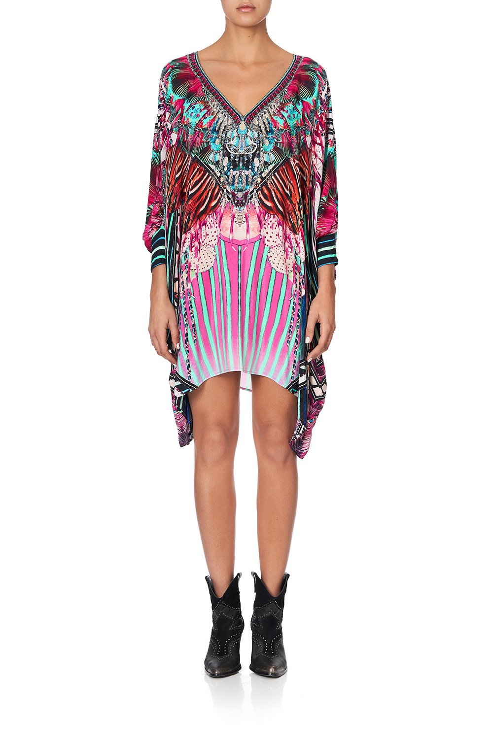 SHORT KAFTAN WITH CUFF RAINBOW EYES