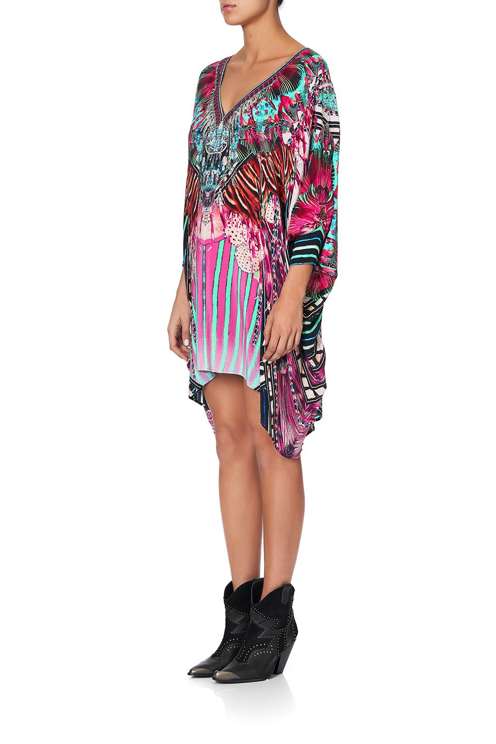 SHORT KAFTAN WITH CUFF RAINBOW EYES