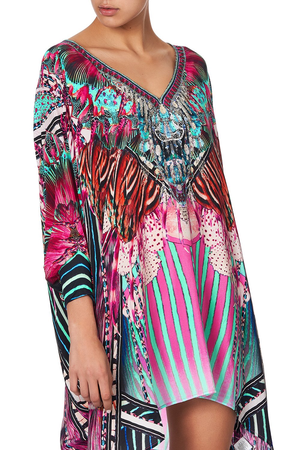 SHORT KAFTAN WITH CUFF RAINBOW EYES