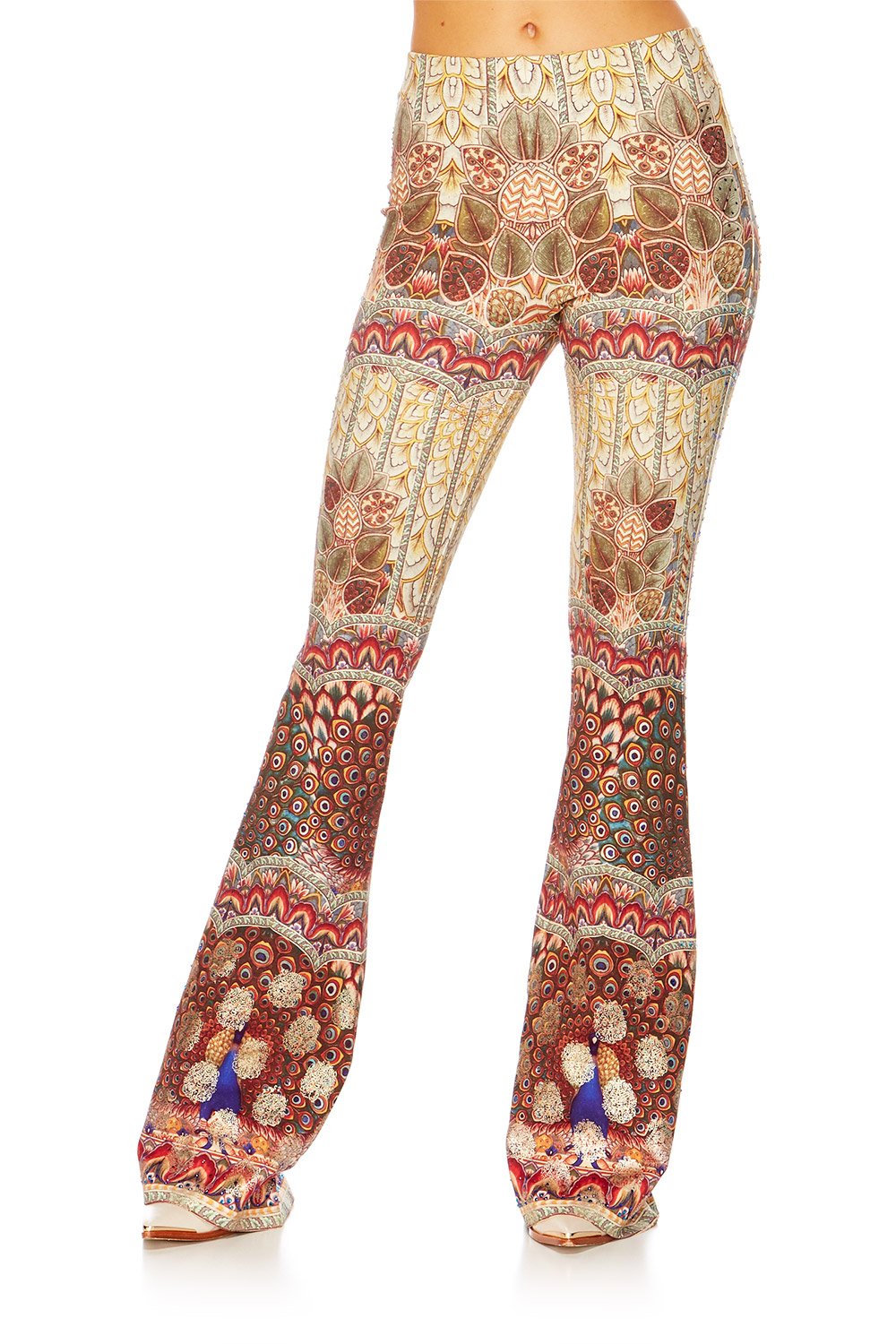 ECHOES OF ENCHANTMENT HIGH WAISTED FLARED TROUSER