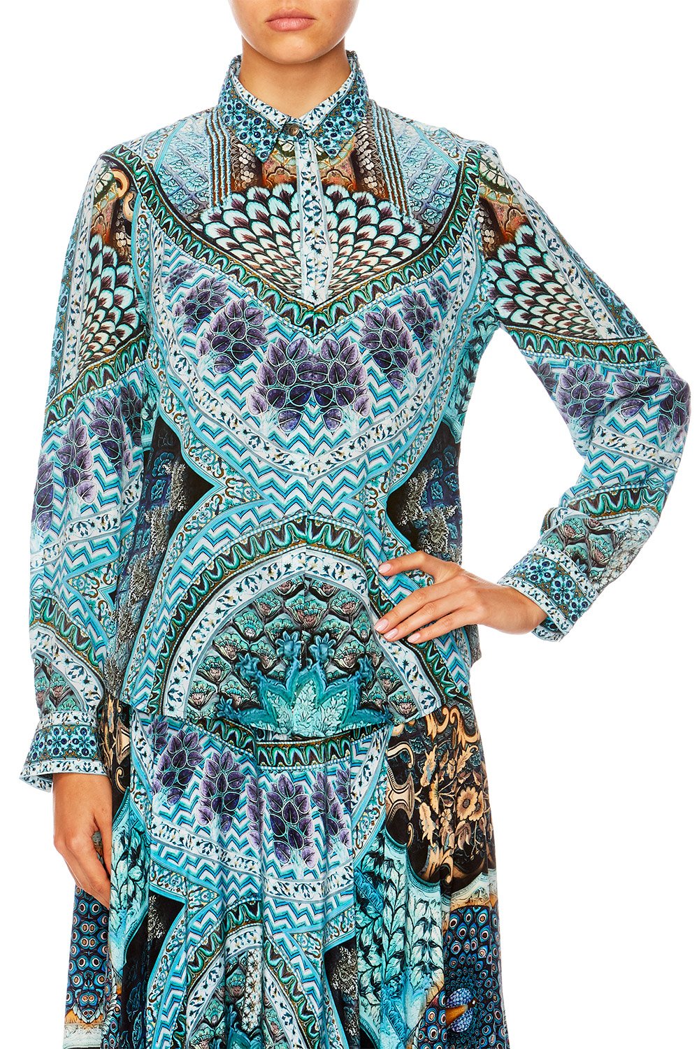 TURN ON THE CHARM SLIM FIT LONG SLEEVE SHIRT