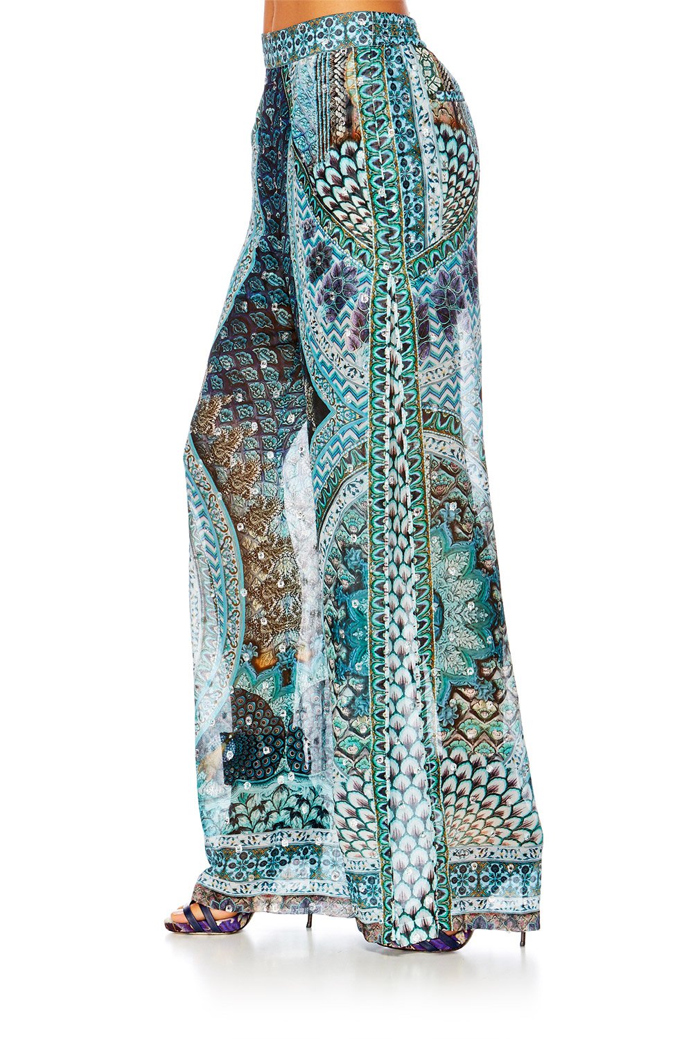 TURN ON THE CHARM PANTS WITH SIDE SPLIT