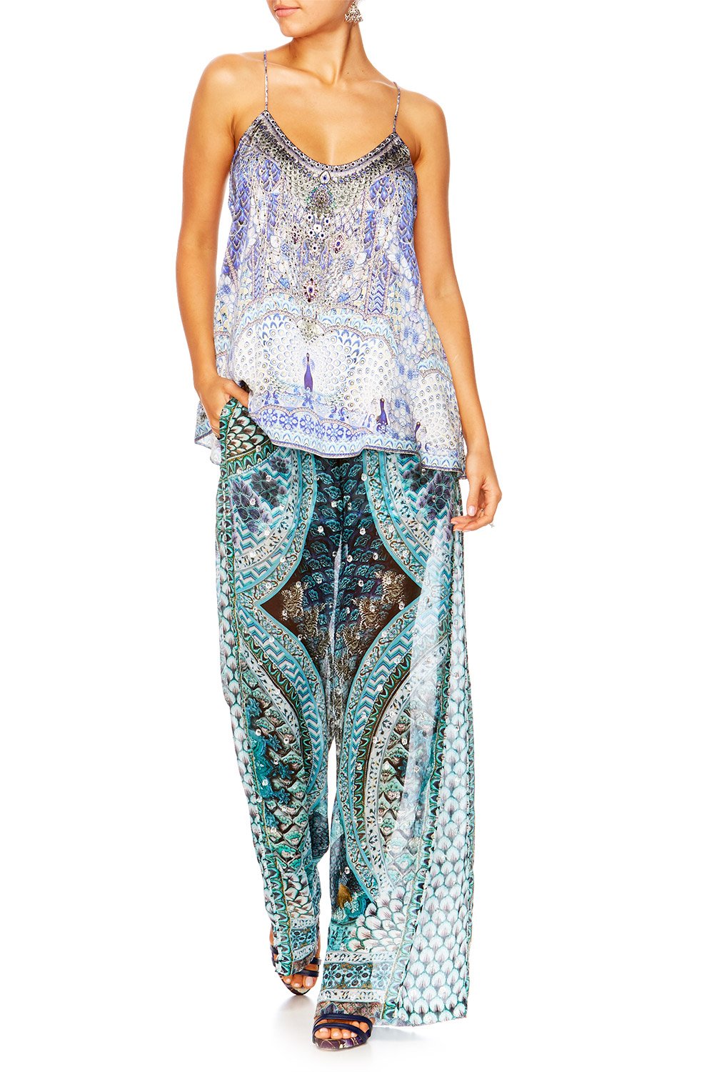 CAMILLA WINGS TO FLY T-BACK SHOESTRING TOP