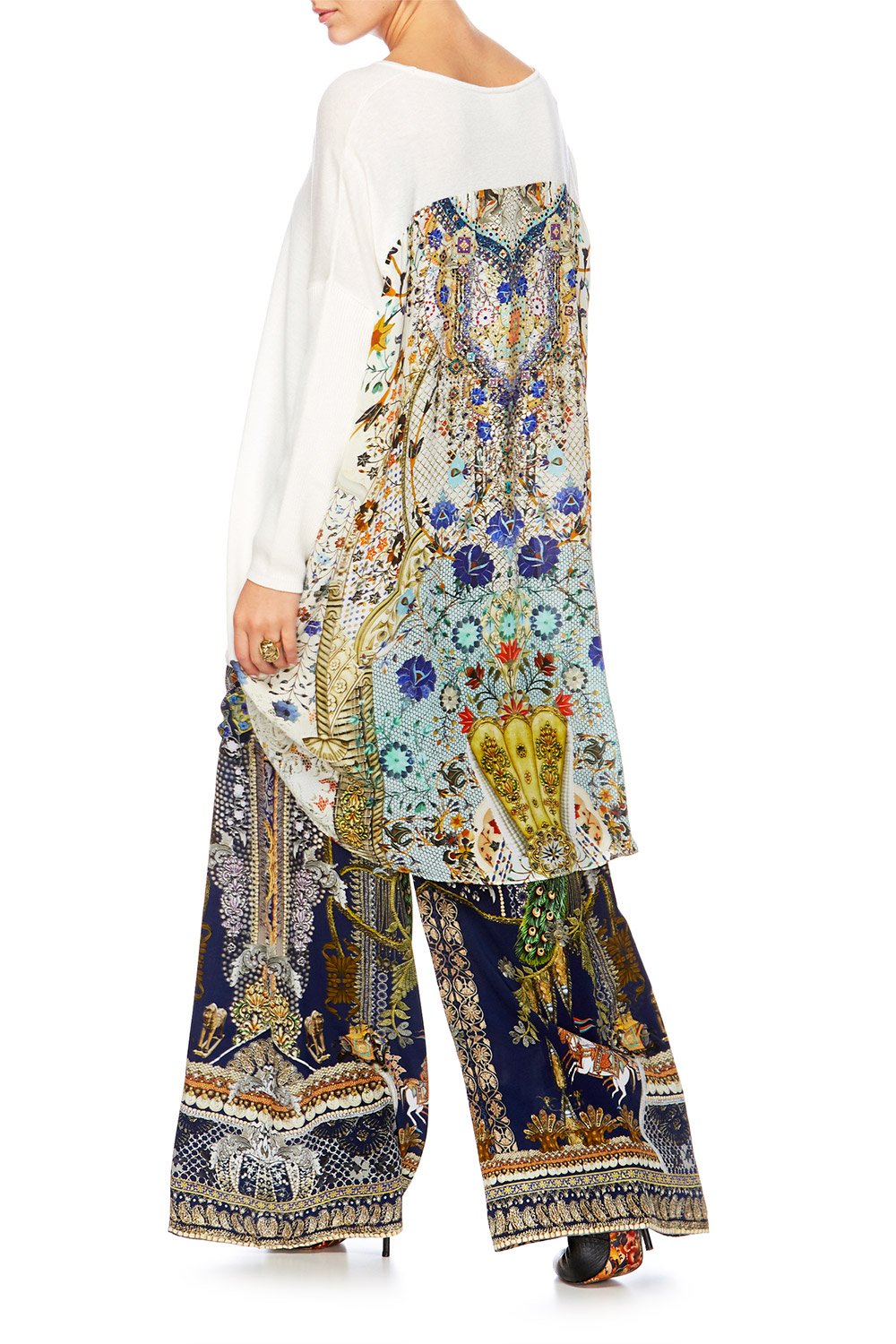 THE BUTTERFLY EFFECT LONG SLEEVE JUMPER W PRINT BACK