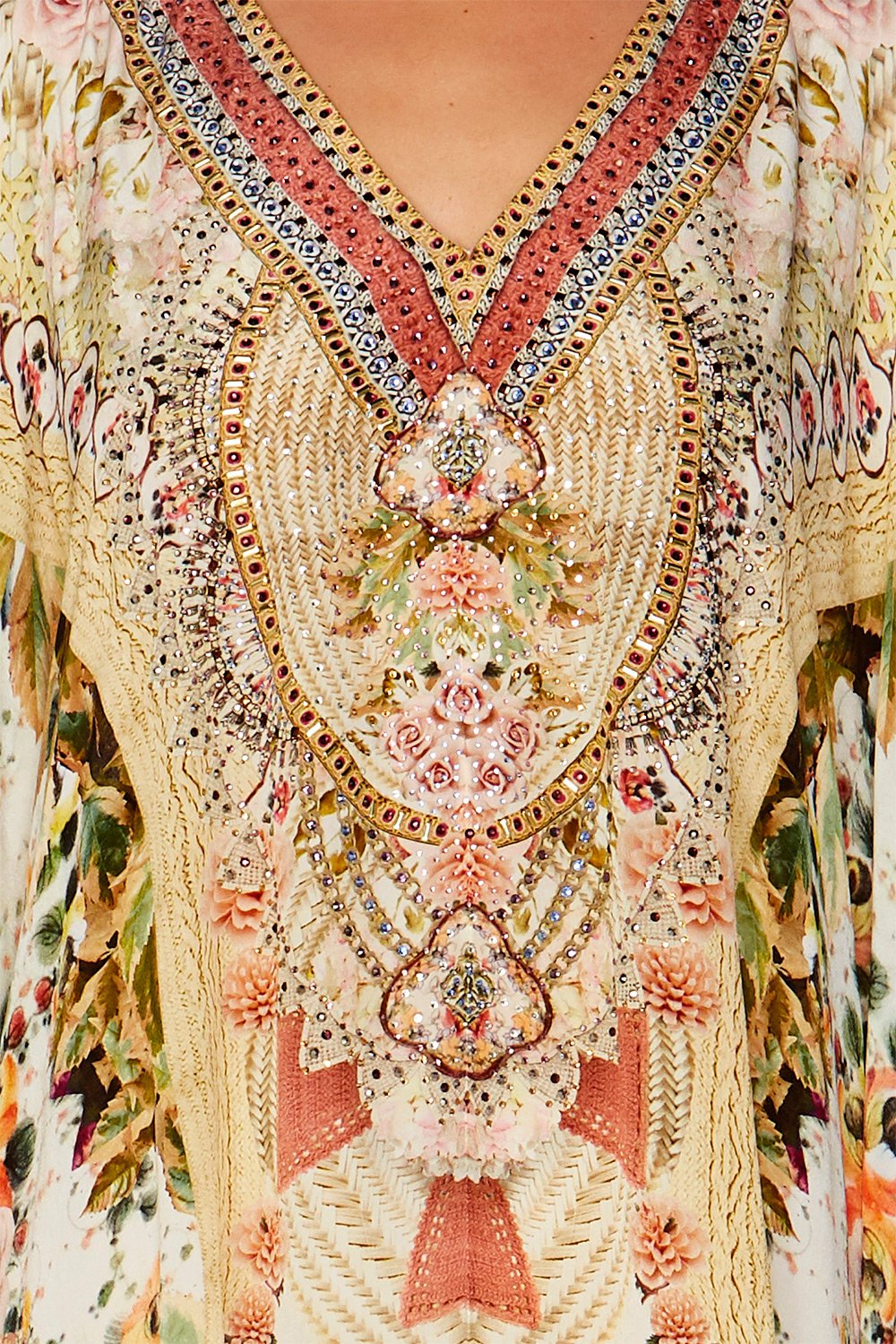 MY SUMMER LOVE SPLIT FRONT & SLEEVE KAFTAN