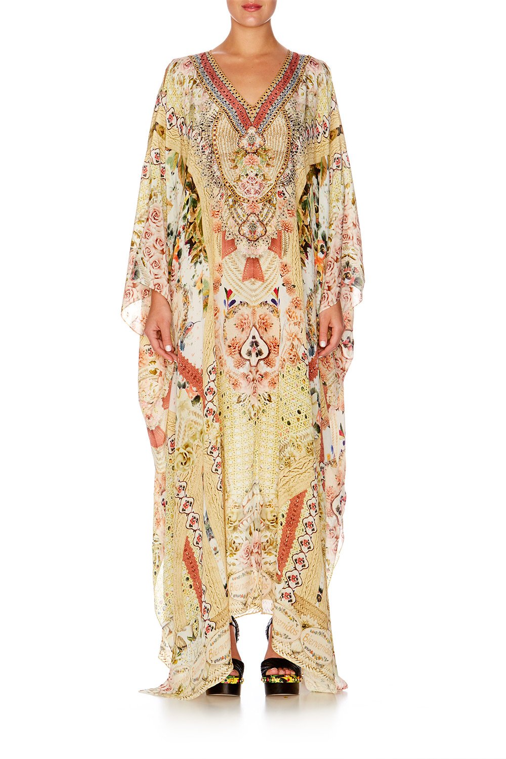 MY SUMMER LOVE SPLIT FRONT & SLEEVE KAFTAN