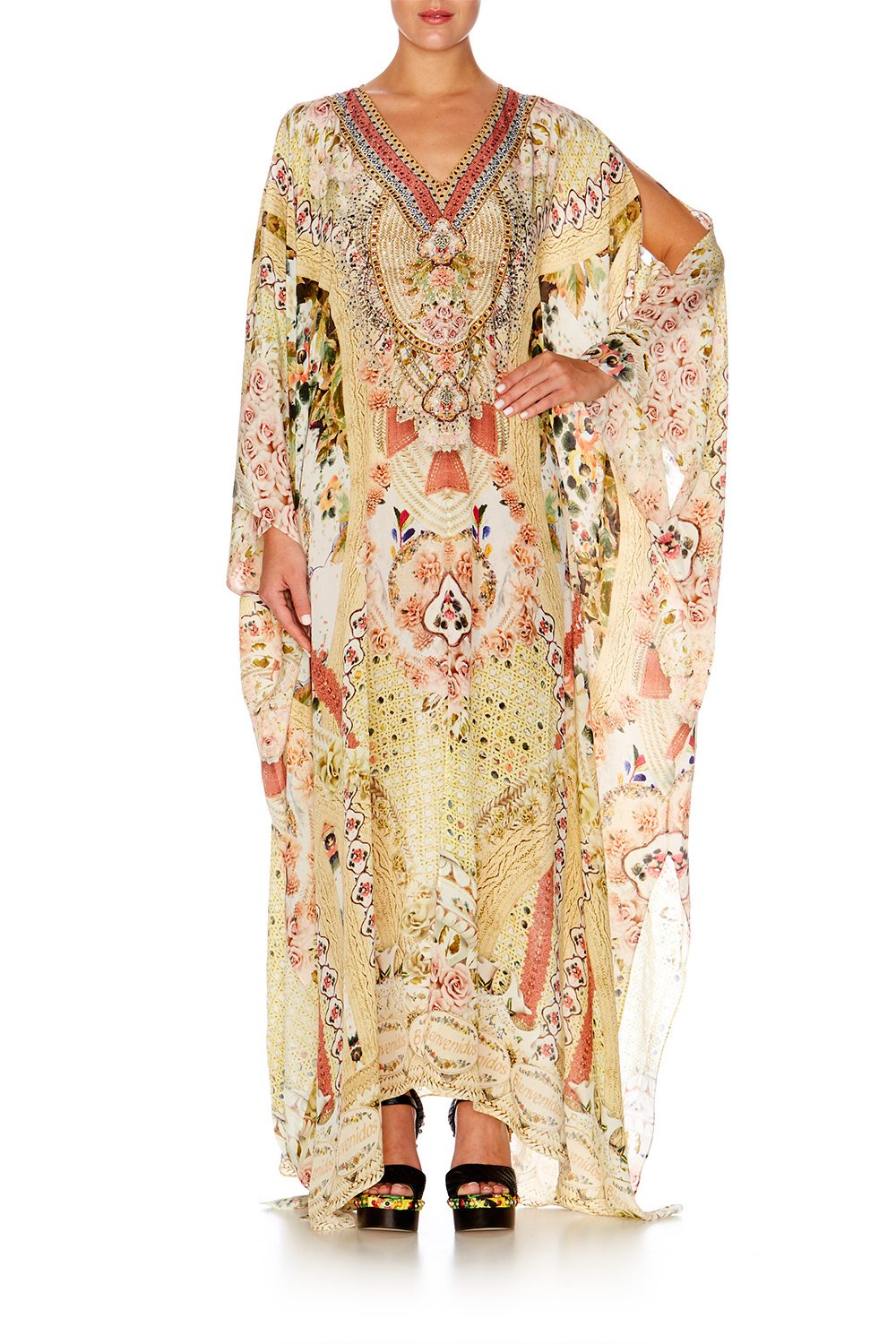 MY SUMMER LOVE SPLIT FRONT & SLEEVE KAFTAN