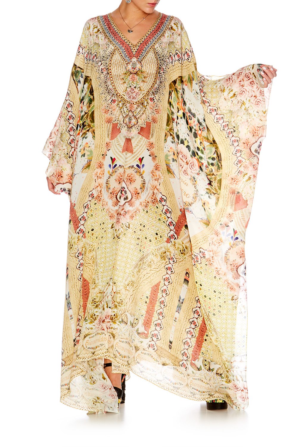 MY SUMMER LOVE SPLIT FRONT & SLEEVE KAFTAN