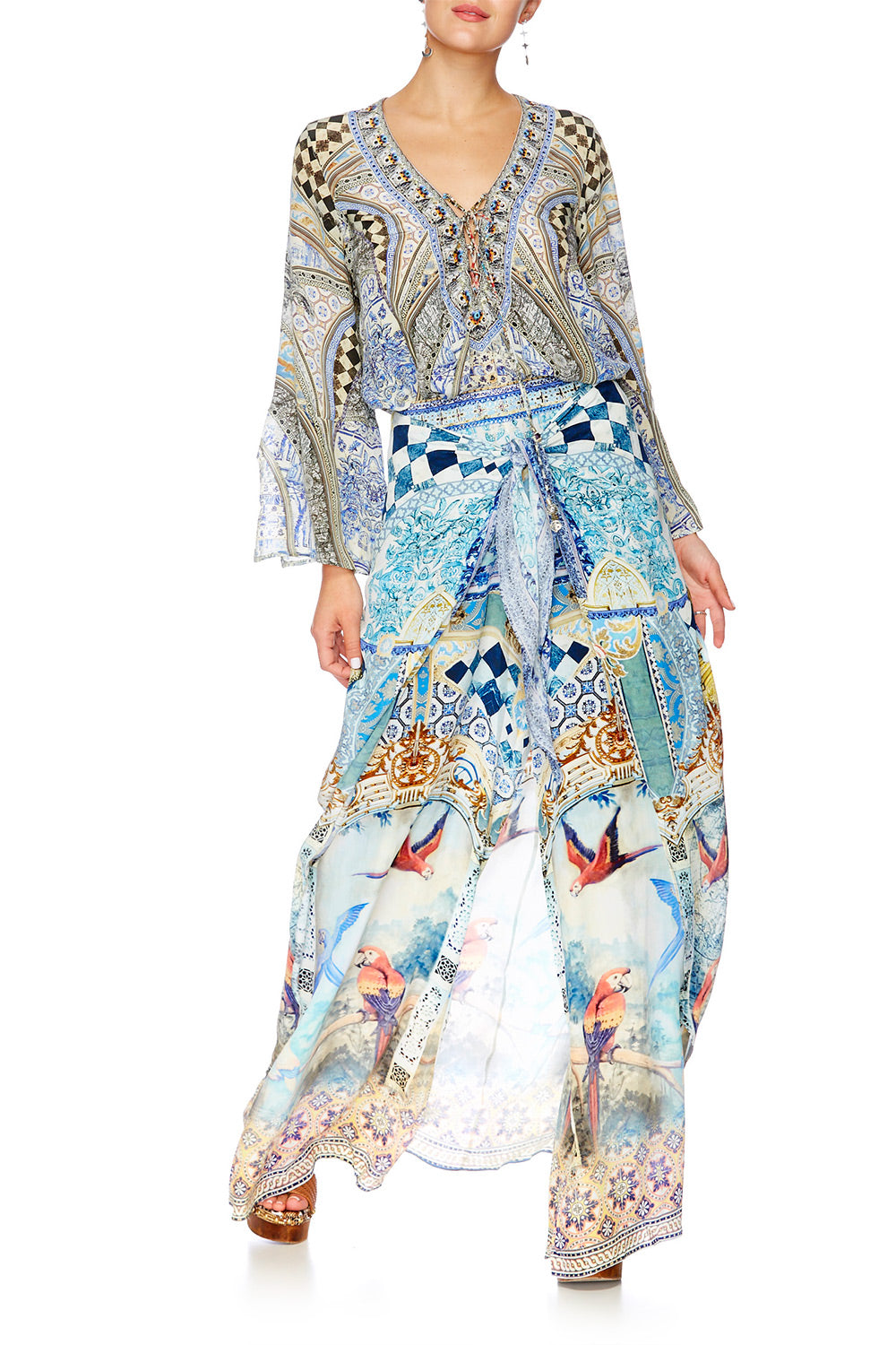 LOVERS DREAM LOOSE TROUSER W TIE FRONT