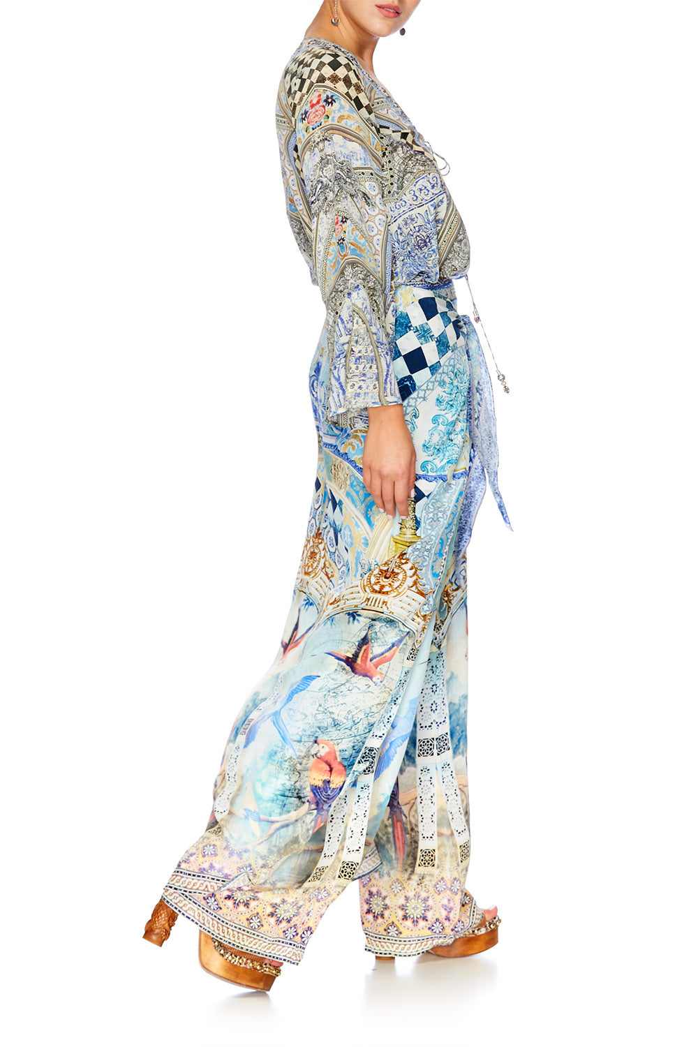 LOVERS DREAM LOOSE TROUSER W TIE FRONT