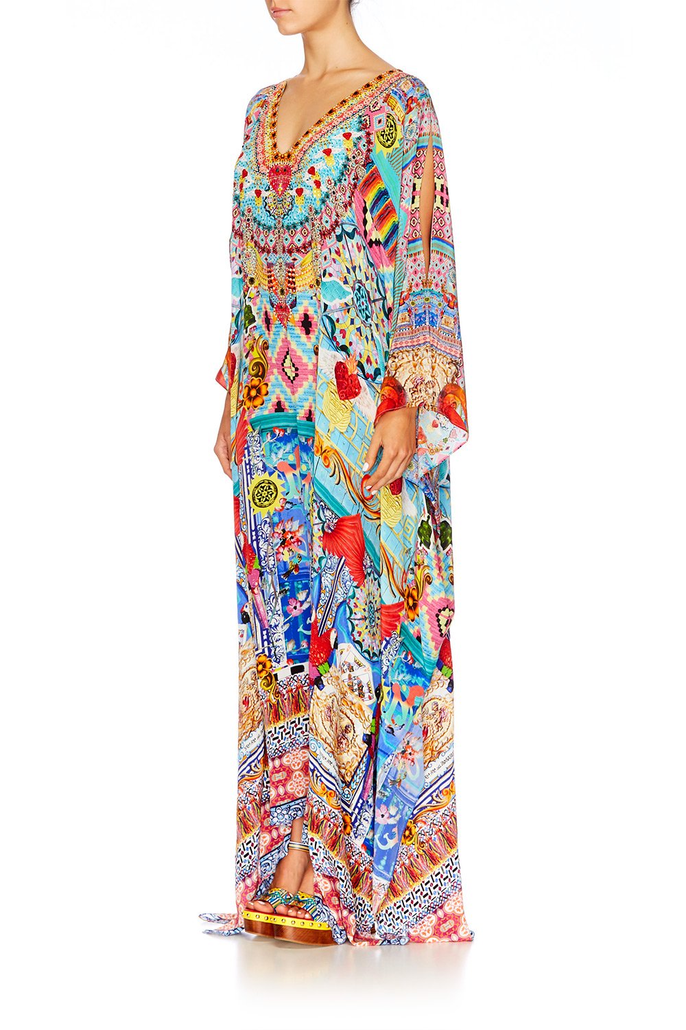 CLOSE TO MY HEART SPLIT FRONT & SLEEVE KAFTAN