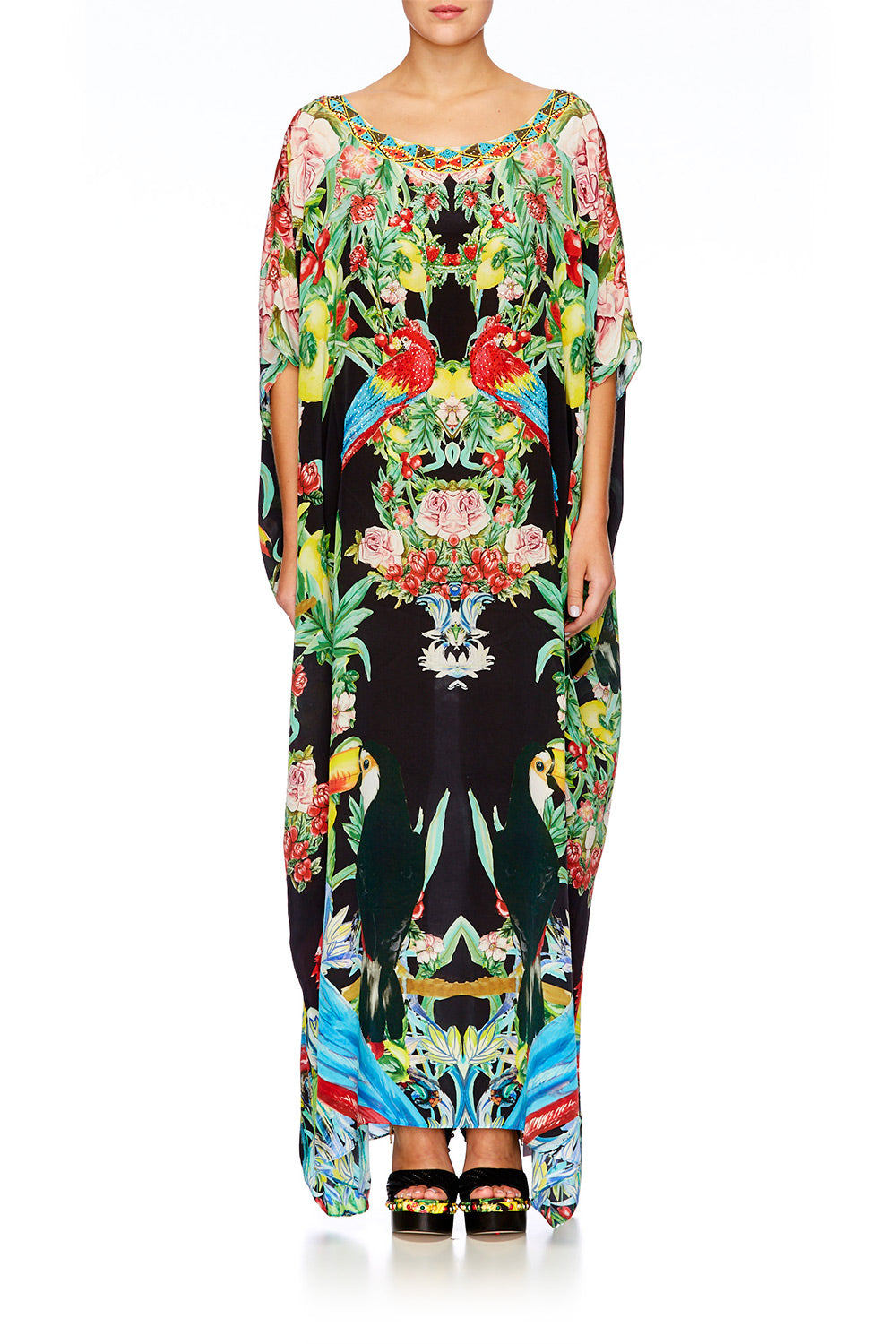 TOUCAN PLAY ROUND NECK KAFTAN