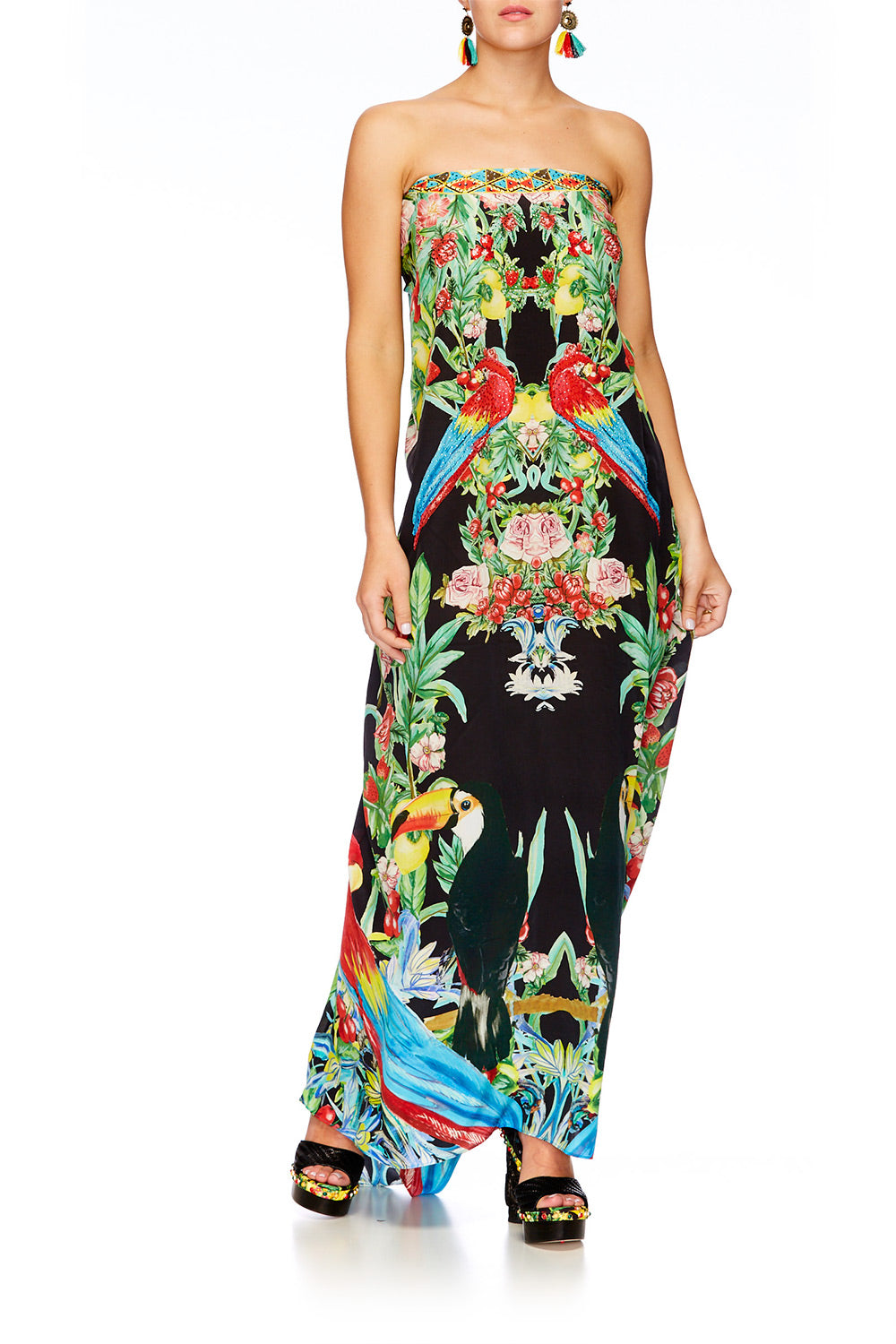 TOUCAN PLAY ROUND NECK KAFTAN