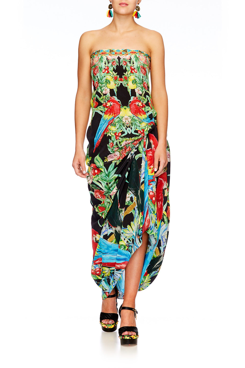 TOUCAN PLAY ROUND NECK KAFTAN