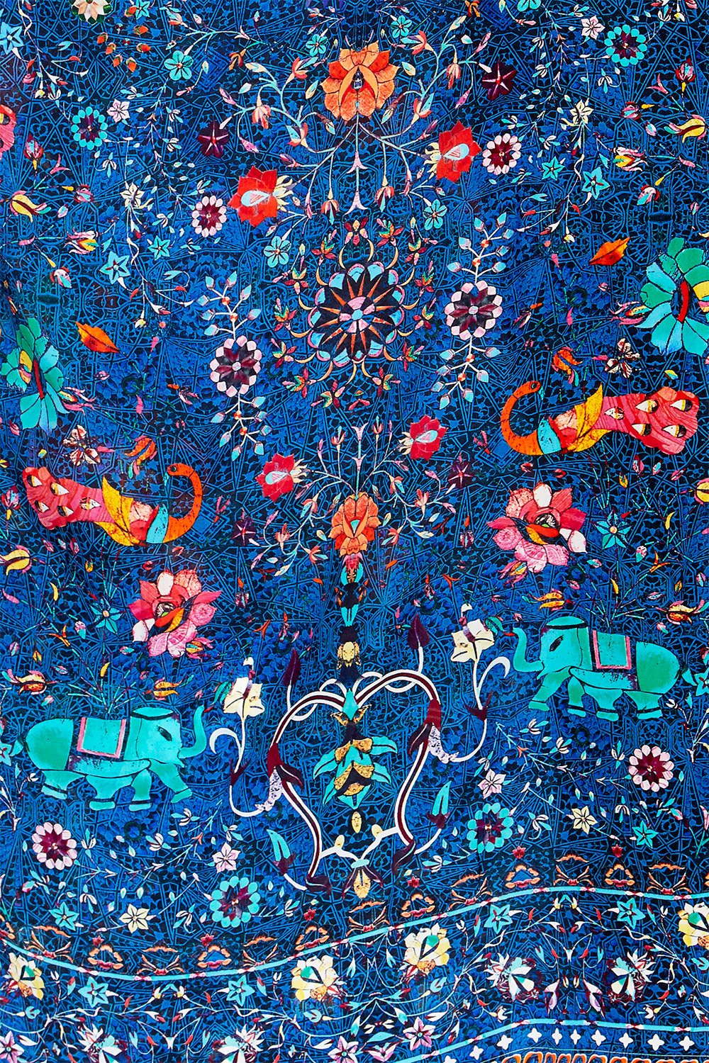 KINDNESS KALEIDOSCOPE SPLIT FRONT & SLEEVE KAFTAN