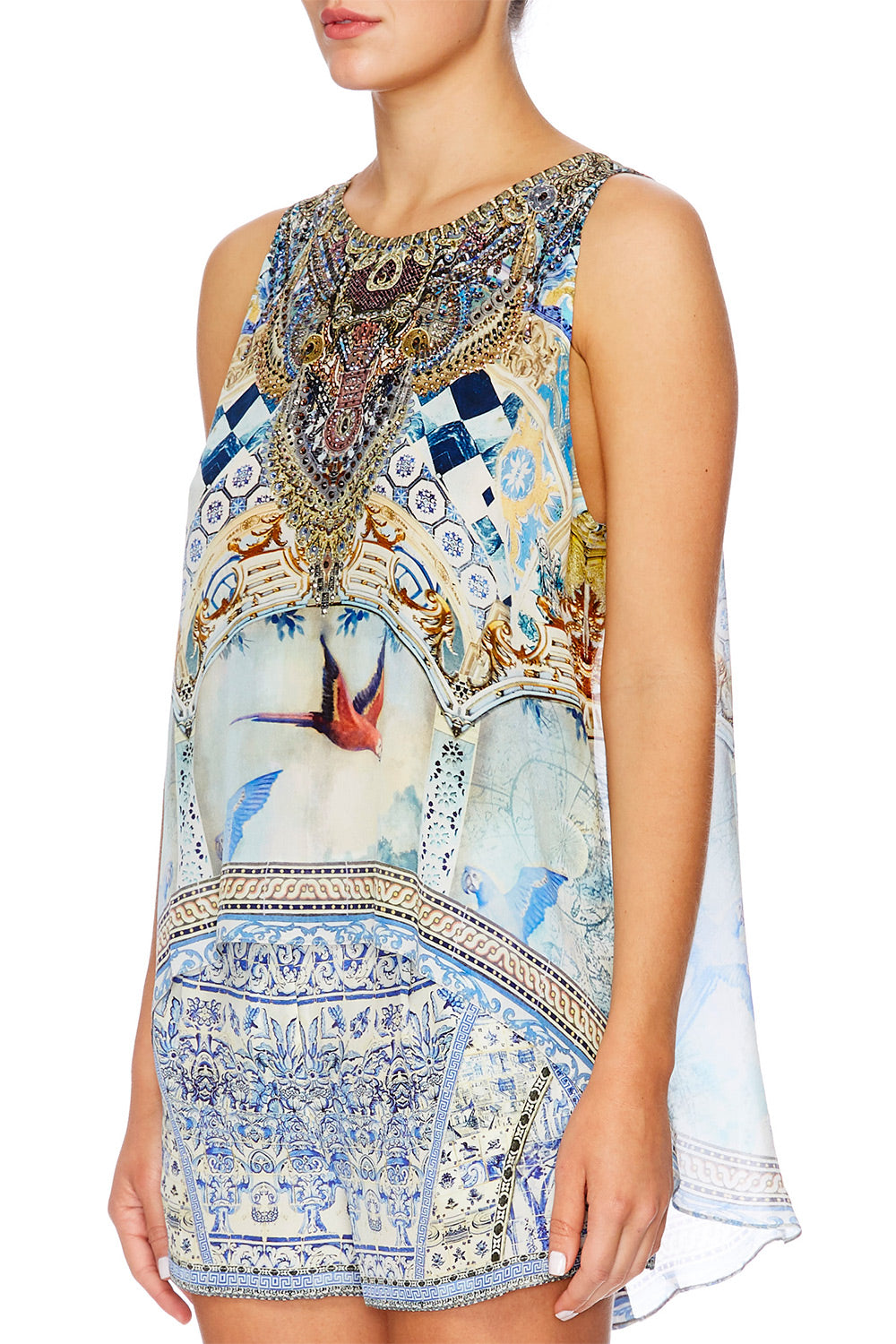 LOVERS DREAM BUTTON BACK TOP