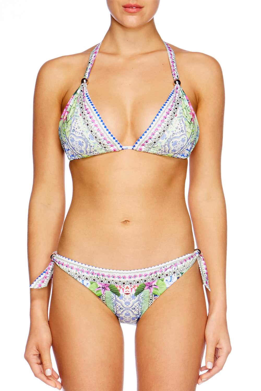 BAHIA BLISS TAB TIE TRIM BIKINI SET