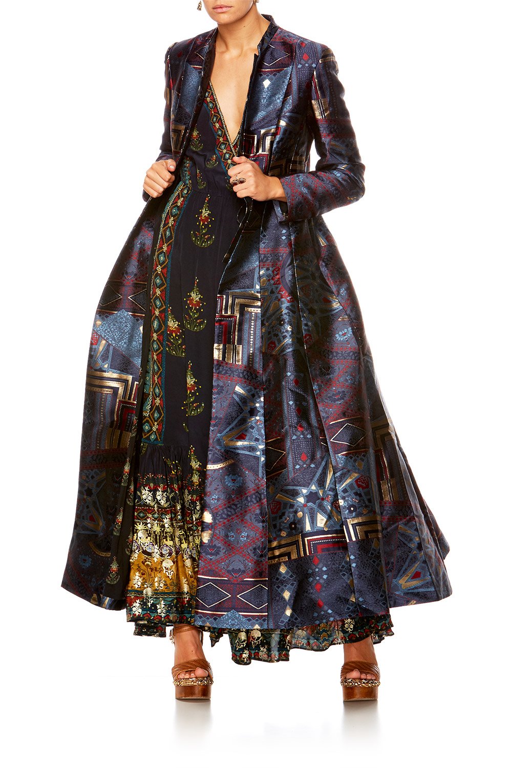BLISS OF BOHEMIA LONG PANELLED COAT