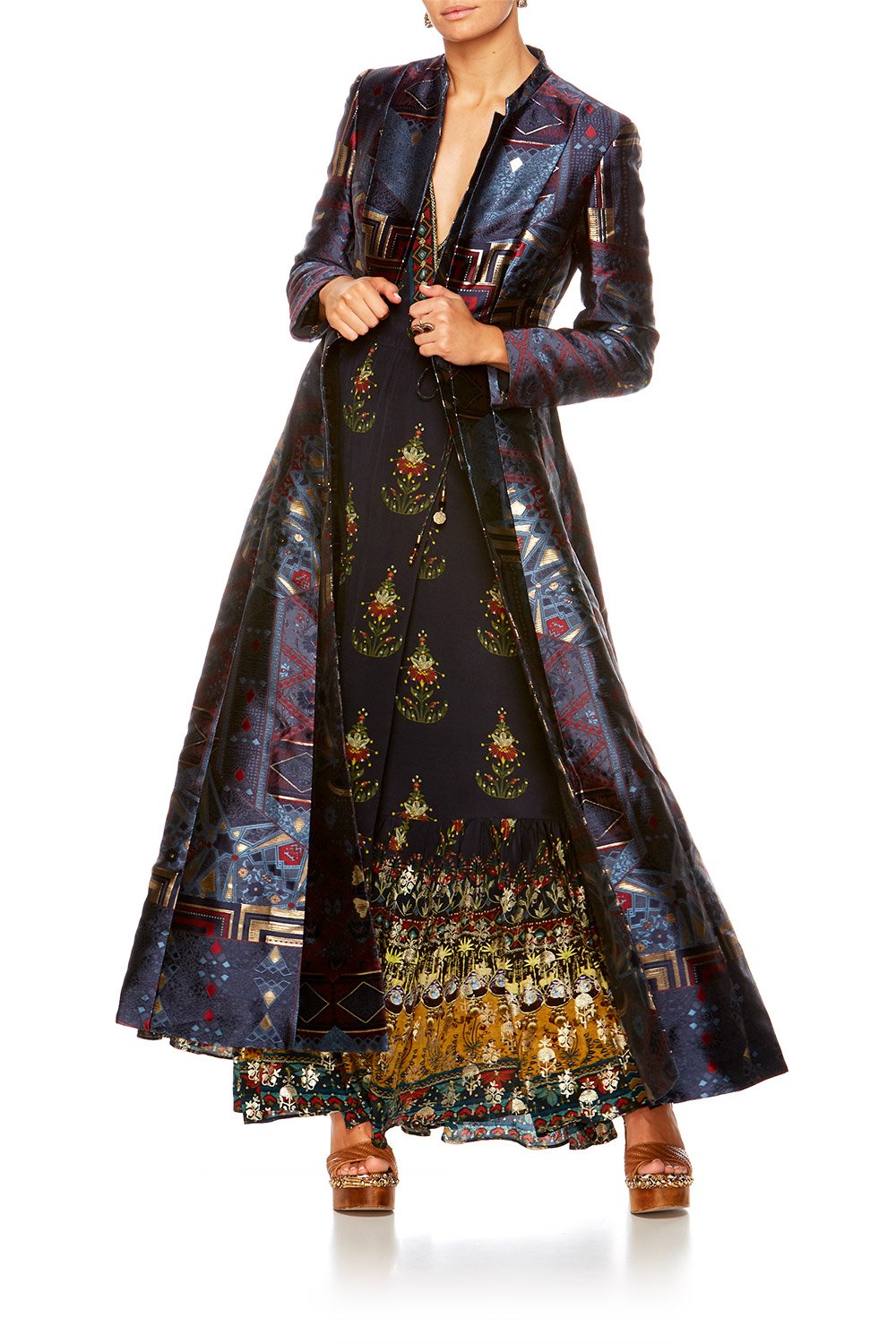 BLISS OF BOHEMIA LONG PANELLED COAT