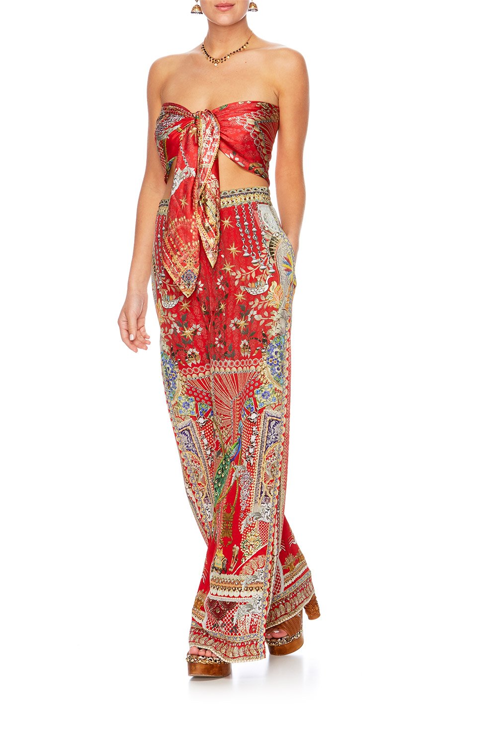 JUST KIDS PANTS WITH SIDE SPLIT