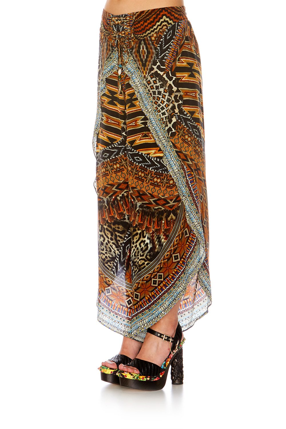 DAWN OF TIME TIE DETAIL WRAP OVER HAREM