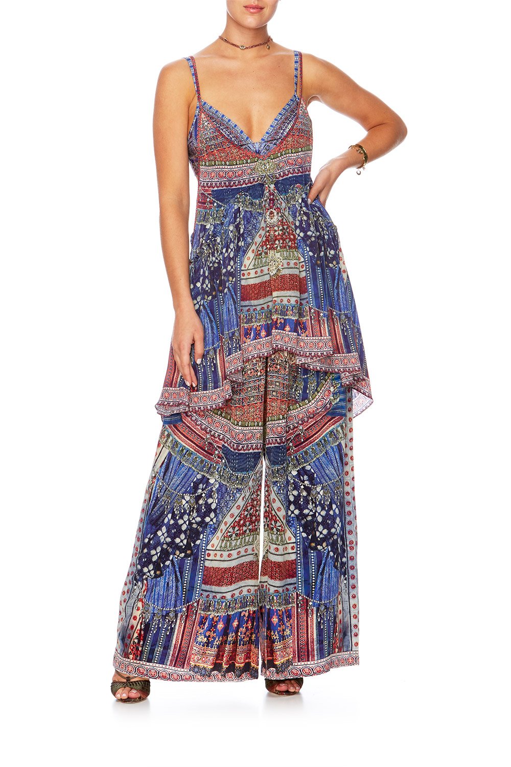 OVERNIGHT BAG WIDE LEG TROUSER